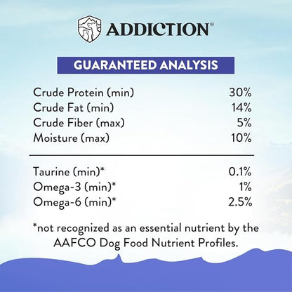 Addiction Duck Royale Entrée Premium Small Breed Dry Dog Food - Ideal for Puppies, Adults & Seniors - Grain-Free/Gluten-Free Kibbles for Small Dogs - 3.lb Bag Crafted in New Zealand