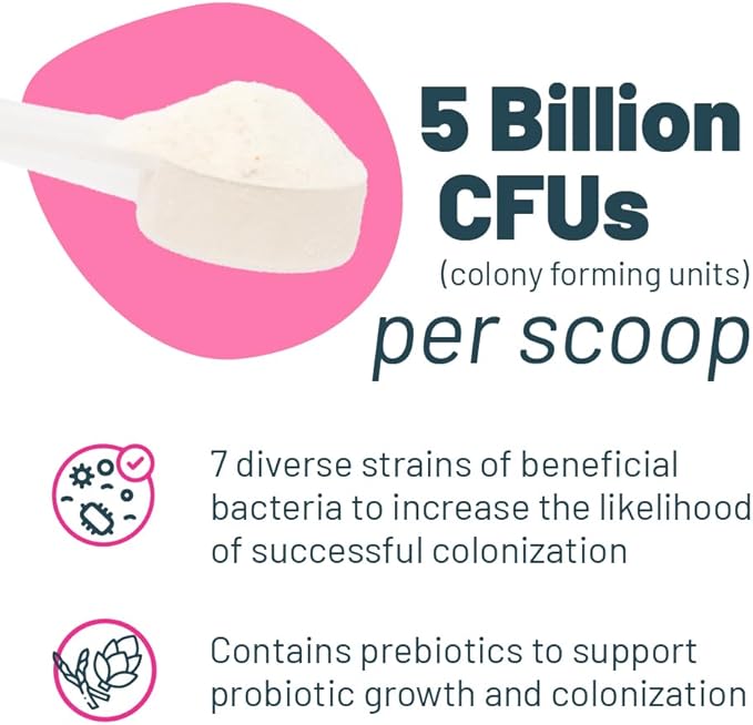 Buddy Biotics Probiotic + Prebiotic for Dogs- Gut Flora Health, Digestive and Immune Health, Diarrhea and Bowel Support – 5 Billion CFU per Scoop