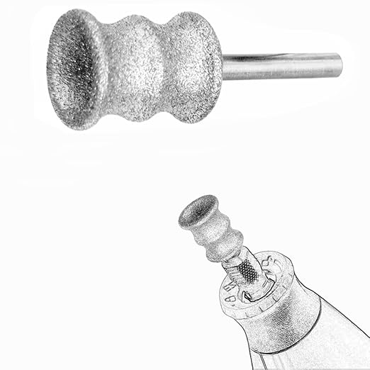 Dog Nail Grinder Bits Attachment for Dremel - 1/8" Nail Grinder Bits for Large Medium Small Dogs Cats Nail Trimming - Fit for Dremel and Most Rotary Household Tools (E