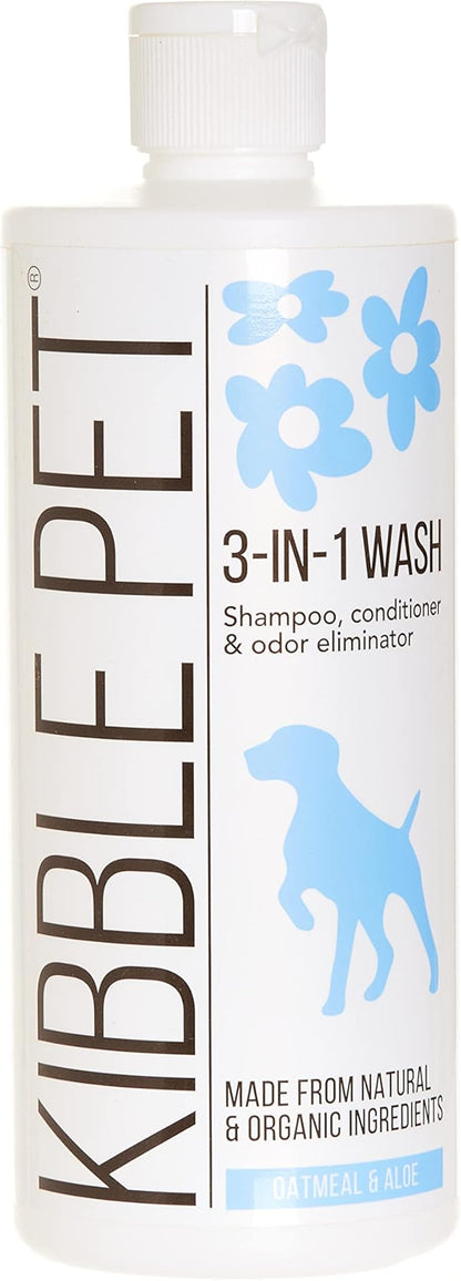 Dog Shampoo Professional Grooming, Coat Moisturizer & Soothes, Oatmeal and Aloe Vera Scent, Deodorizing Coat for Long Lasting Freshness, Hypoallergenic, Certified Organic, Made in The USA, 13.5 oz