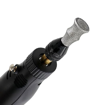 Diamond Rotary Pet Nail Grinder Replacement Heads Dog Nail Grinder Bit-BGTEC 2PCS 1/8" Diamond Replaceable Tip for Pet Claw Grooming(B)