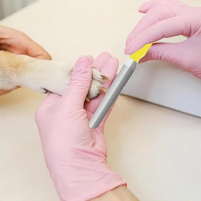 Dog & Cat Pets Pet Nail File, Dog & Cat Nail Clippers and Trimmers, Dog & Cat Nail Trimmers, Pet Nail Clipper with Safety Lock to Avoid Over Cutting, Perfect Grooming Tool