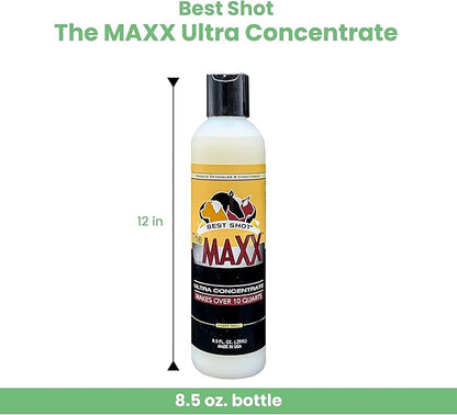 Best Shot The MAXX Ultra Concentrate Miracle Detangler and Conditioner, Moisturizing Conditioner for Pets, Hypoallergenic, 8.5 Oz.
