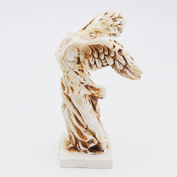 Winged Victory of Samothrace Fish Tank Decorations Decor Sculpture Statues Figurine Ancient Greece Reptile Turtle Lizard Spider Tanks Terrarium Statue Décor Ornament Pet Brown
