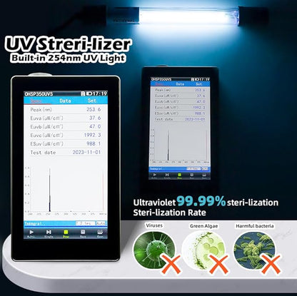 Aquarium Filter for 100-400 Gallon Tank, U-V Fish Tank Green Clean Machine Submersible Powerful Pump Canister Filter 600GPH for Pond Turtle Tank Saltwater Freshwater Crystal Clear Green Killing