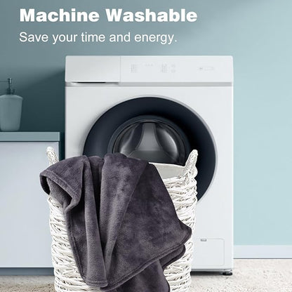 Onarway Dog Blanket Washable for Puppy: 4 Packs Dog Blankets 40_28 - Fluffy Soft Small Throw for Cat Puppy Kitten Dogs - Fleece Pet Blankets for Bed Sofa Car and Indoor - Lake Green and Purple