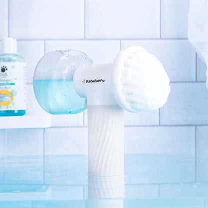 Dog Brush with Auto Foam Shampoo Dispenser  Pet Bath & Massage Brush for Dogs and Cats  Soft Silicone Grooming Tool for Easy Cleaning and Relaxing Massage