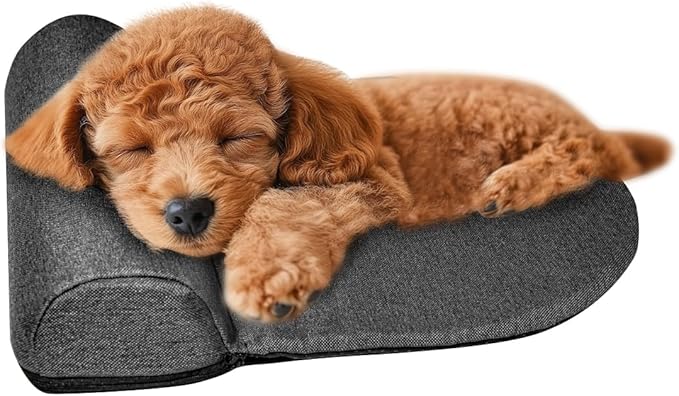 Dog Pillows for Medium Dogs, Dog Neck Pillow for Head Support, Washable Dog Bolster Pillow Good for Cervical Vertebra Portable Dog Bed Pillows for Joint Relief Sleeping Improve