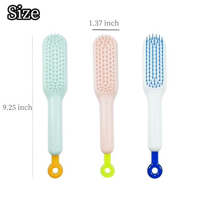 Scalable Small Grooming Dog Brush, Puppy Massaging Hair Brush, for Small Dogs Cats Rabbits of All Hair Types (White)
