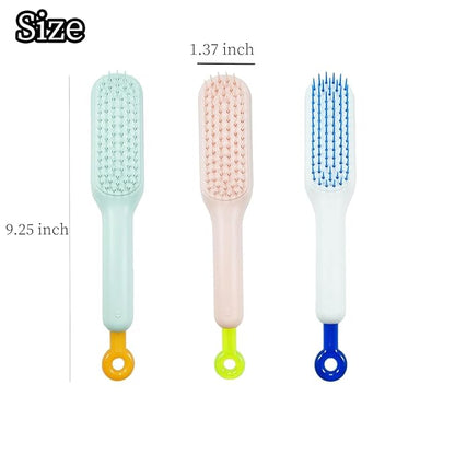 Scalable Small Grooming Dog Brush, Puppy Massaging Hair Brush, for Small Dogs Cats Rabbits of All Hair Types (White)