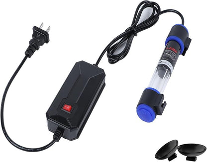 5W UVC Aquarium Light for Fish Tank and Pond – Quartz Tube Waterproof UV Lamp, Water Clarifier for Clearer Water