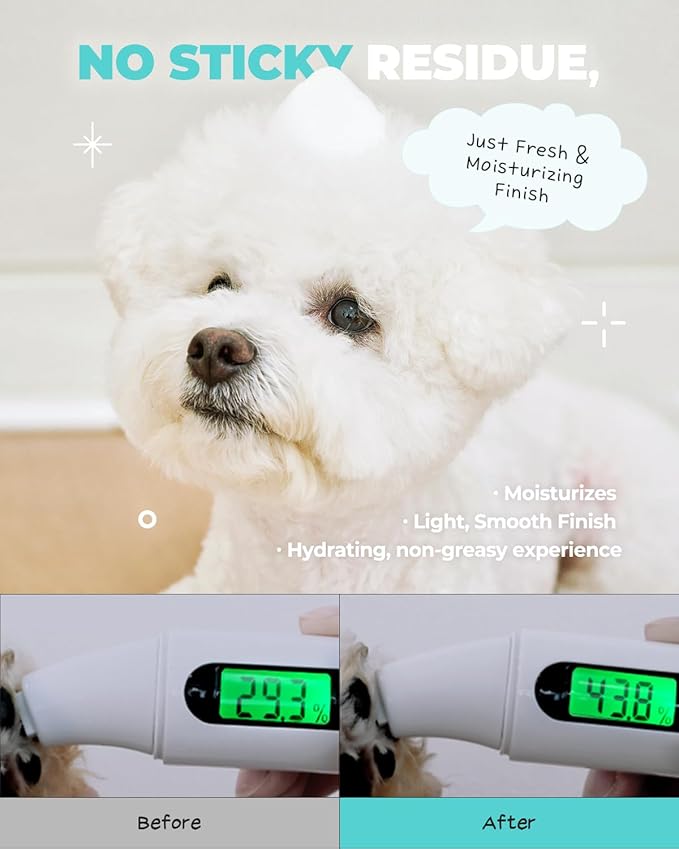 [PETHROOM] CleanPaws Foaming No-Rinse Dog Paw Wash | Quick-Dry, Non-Sticky & Deodorizing | Silicone Bristle Brush | Moisturizing & Hypoallergenic | Waterless Paw Cleaner for Dogs & Cats (2.87 fl oz.)