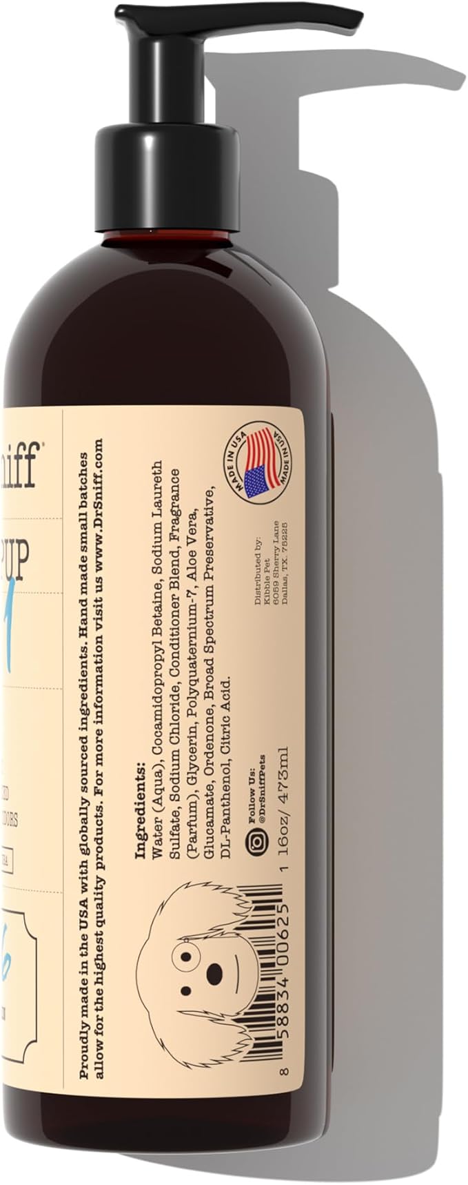 2-in-1 Pet Shampoo & Conditioner, Ultimate Grooming Treatment for Dog & Cat Hair, Freshens Scent, Made in The USA, Bright Pup Scent, 16 Oz