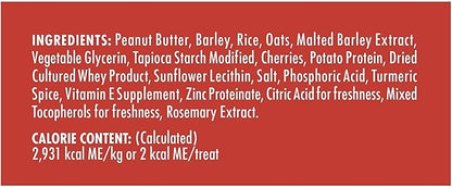 (2 Pack) Zuke Mini Naturals Dog Treats Peanut Butter 16 oz (1 Lb) - Zukes Soft & Chewy Training Treats - with 10ct Wipes