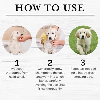 5-in-1 Itch Relief Puppy Shampoo - Tearless Shampoo for Puppies Cleanses, Soothes, Refreshes and Moisturizes While Offering Itch Relief, 480ml