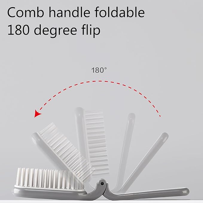 Foldable Brush for Pets, Small Dog Brush - Puppy Hair Brush- Grooming Tool for Teddy, Yorkies, Maltese, Shih Tzu, Chihuahua