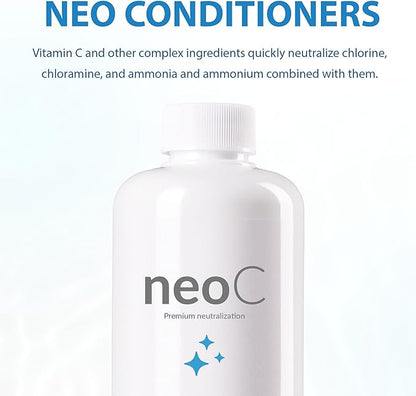 Neo C – Ammonia Neutralizer for Fish Tank and Chlorine Remover, Liquid Conditioner for Freshwater Fish Tank - Water Conditioner for Aquarium Tank - 300ml