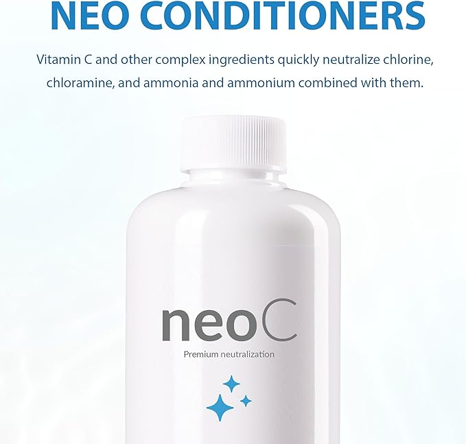 Neo C – Ammonia Neutralizer for Fish Tank and Chlorine Remover, Liquid Conditioner for Freshwater Fish Tank, Enhances Fish Health - Water Conditioner for Aquarium Tank - 1000ml