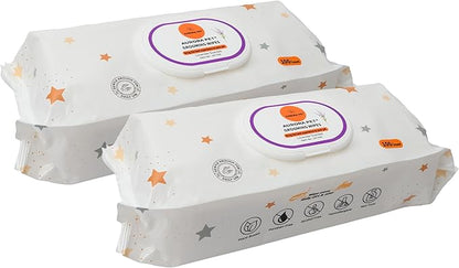 Aurora Pet Wipes – 100% Natural, Plant-Based Hypoallergenic Grooming Wipes for Dogs & Cats – Extra-Durable, Large & Thick for Effortless Cleaning (Lavender, 200 Count)