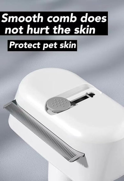 Multifunctional Pet Hair Comb for Tear Stain Removal, 2 in 1 Cat Combs with Stainless Steel Teeth, Grooming Massage Dual-Sided Comb for Small Dogs, Cats, Puppies (2pcs)