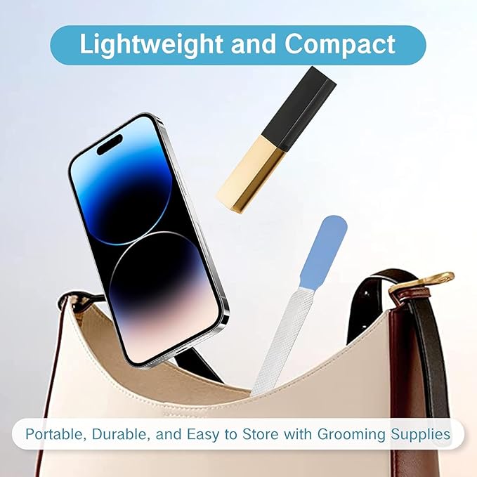 NIIIYTYB 3Pcs Dog Nail File Professional Metal Emery Boards for Dogs Cats Nail Grooming Tool for Smoothing Rough Edges Pet Filer for Large Small Breeds Puppies Toenails Safe Effective (Pink