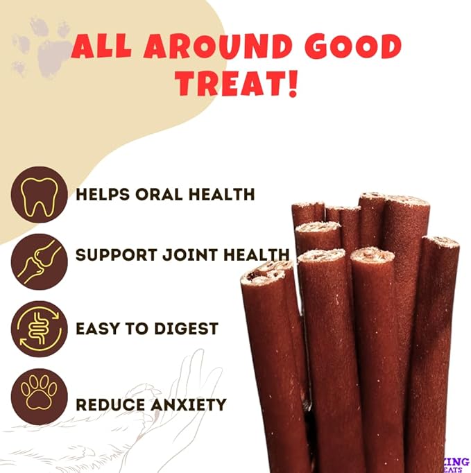 Amazing Dog Treats 6 Inch Collagen Stick - (25 Count)- Collagen Sticks for Dogs - No Hide Dog Bones