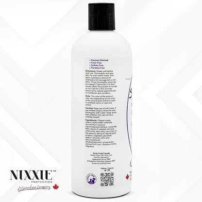 Dog Shampoo, 4-in-1 Pet Shampoo by EnviroFresh - Dog Shampoo for Allergies and Itching, Dog Shampoo for Smelly Dogs (Lavender) 12 oz.