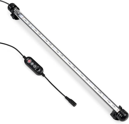 NICREW LED Aquarium Light, 23 Inches Submersible Fish Tank Light, Waterproof Underwater Light with Multicolor Option