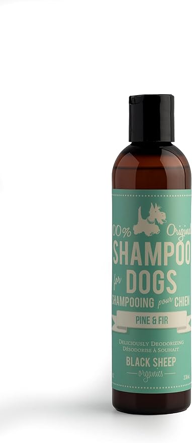 Pine&Fir Deodorizing Dog Shampoo - for Oily or Dry Dog Skin-Natural Ingredients with Organic Essential Oils- Made in Canada