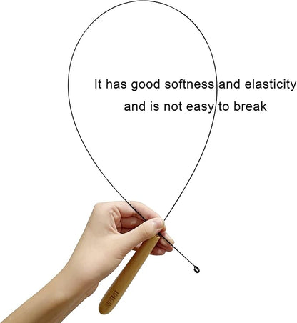 TTcat Interactive Bird and Insect Simulation Cat Toy Set with 4 Feather Refills, 29'' Flexible Steel Wire, Sturdy Wood Handle & Bell,Cat Wand Toys for Indoor Cat and Kitten.