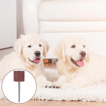 33pcs Dog Nail Grinder Pet Nail Grinder for Dogs Replacement Kit Sanding Drum Set with Grit Sanding Bands Pet Nail Smoother Dog Claw Care Rotary Tool Kit Dog Claw Trimmer Tools (1/2 Inch 120 Grit)