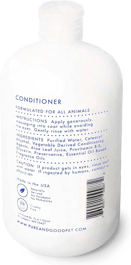 Blue Cypress + Neroli Shampoo and Conditioner Set, Calming Blue Cypress and Neroli Blossoms, Formulated for All Pets, Gentle and Cleansing, Made in The USA, Cruelty Free, 16 fl oz