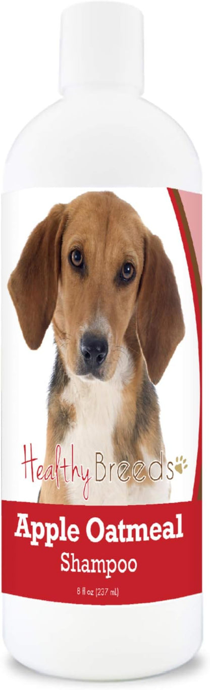 Healthy Breeds Harrier Apple Oatmeal Dog Shampoo - All Natural, Tearless & Hypoallergenic Cleanser & Conditioner - Best for Dry, Itchy or Irritated Skin - 8 oz