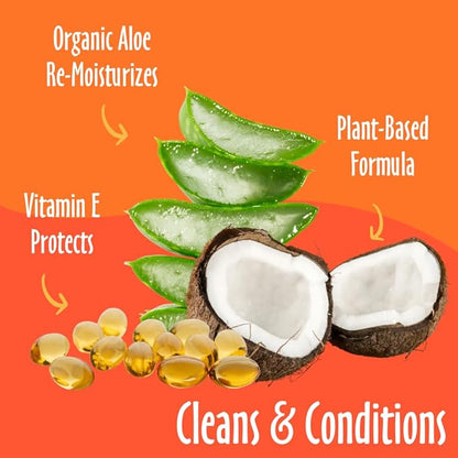 earthbath 2-in-1 Conditioning Dog Shampoo- Gentle Shampoo and Conditioner for Smelly Dogs, Dog Wash in Bulk, Softens and Detangles, Use for Pet Grooming, Dilutes 33:1- Mango Tango, 2.5 Gallon (1 Pack)