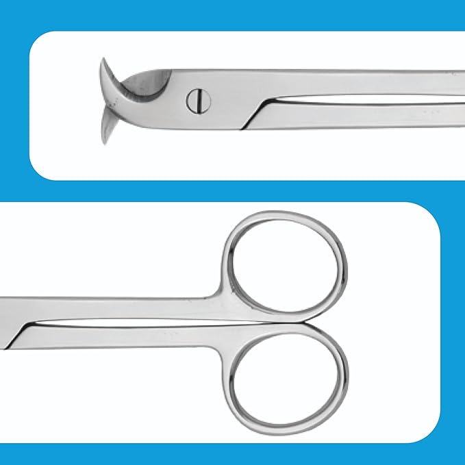 4.5" Dog Nail Scissors  Stainless Steel Clippers and Trimmers for Pets | Professional Grooming Tool for Precise and Safe Nail Trimming