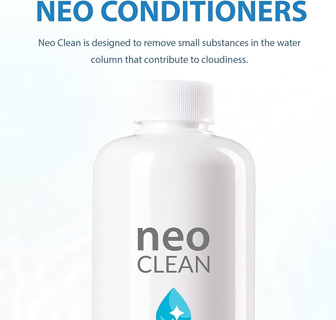 Neo Clean - Crystal Clear Water Treatment for Freshwater Aquariums - Removes Cloudiness Efficiently - Water Conditioner for Aquarium Tank - 300ml