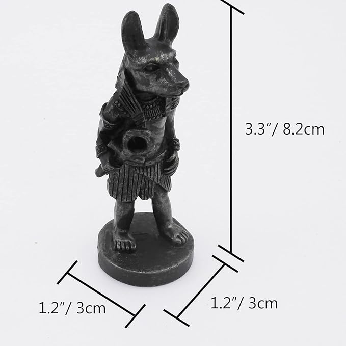 Anubis Ancient Egypt Aquarium Fish Tank Decorations Reptile Turtle Lizard Spider Tanks Terrarium Egyptian Sculpture Figurine Statue Décor Ornament Pet