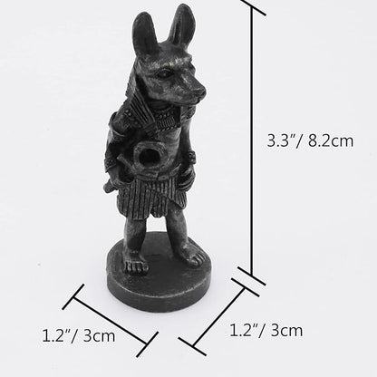 Anubis Ancient Egypt Aquarium Fish Tank Decorations Reptile Turtle Lizard Spider Tanks Terrarium Egyptian Sculpture Figurine Statue Décor Ornament Pet