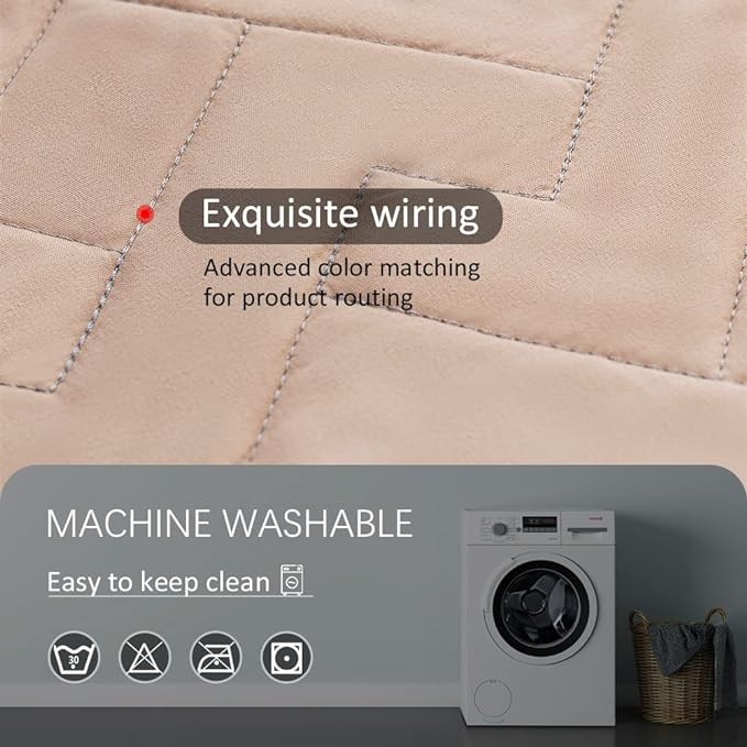 fuguitex Waterproof Dog Bed Cover Couch Cover for Pet Anti-Slip Cat Mat Pet Pad Blanket for Sofa Chair Recliner Bed Furniture Protrctor