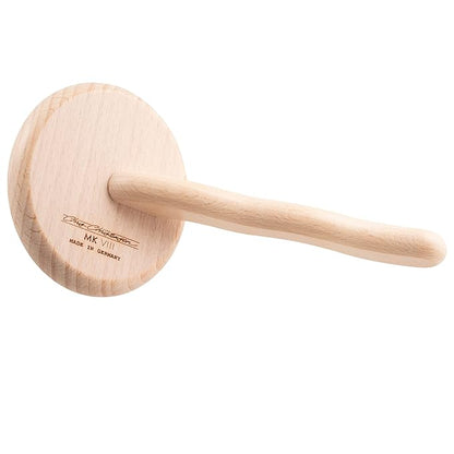 Chris Christensen Dog Brush, Mark VIII RoundSlicker Brush, Groom Like a Professinal, Stainless Steel Pins, Lightweight Beech Wood Body, Ground and Polished Tips