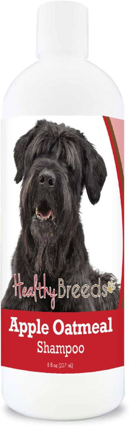 Healthy Breeds Black Russian Terrier Apple Oatmeal Dog Shampoo - All Natural, Tearless & Hypoallergenic Cleanser & Conditioner - Best for Dry, Itchy or Irritated Skin - 8 oz