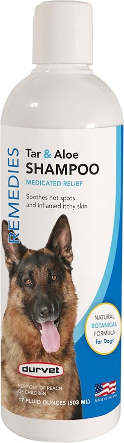 Durvet Naturals Tar and Aloe Shampoo, 17-Ounce