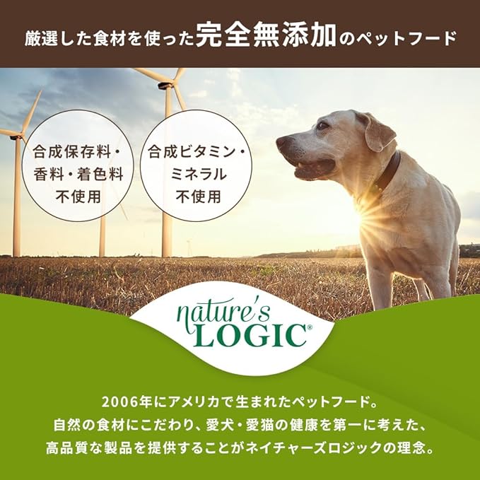 Nature's Logic Grain Free Beef Meal Feast, 4.4lbs