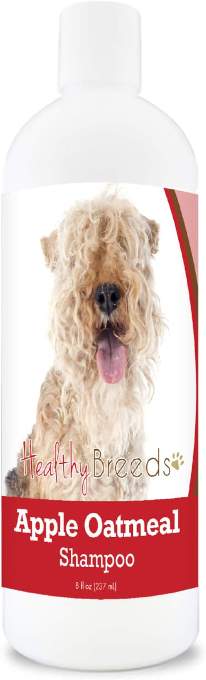 Healthy Breeds Lakeland Terrier Apple Oatmeal Dog Shampoo - All Natural, Tearless & Hypoallergenic Cleanser & Conditioner - Best for Dry, Itchy or Irritated Skin - 8 oz