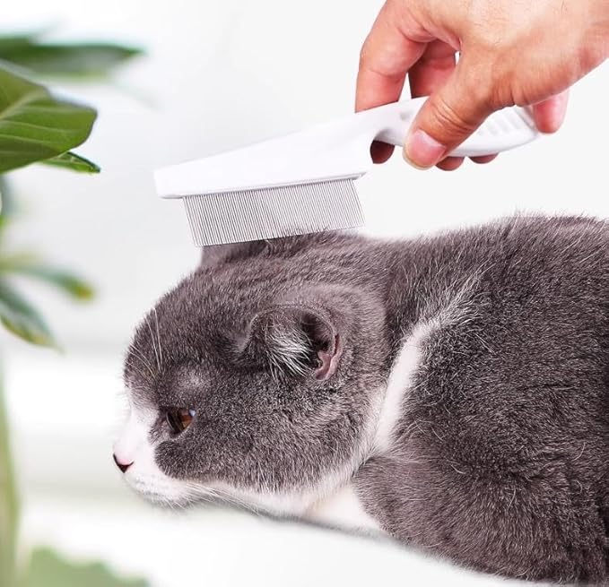 Dog Comb for Removes Tangles and Knots - Cat Comb for Removing Matted Fur