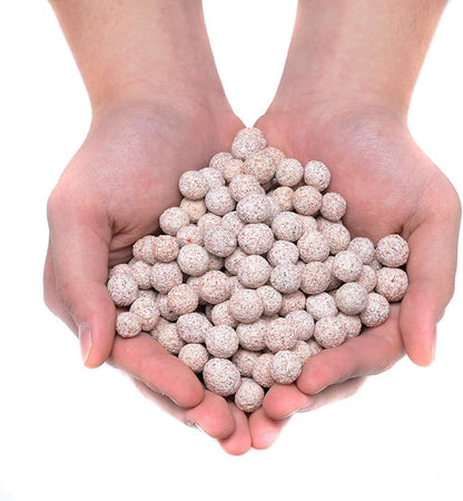 ALEGI 2 lbs Aquarium Ceramic Bio Filter Media Sphere for Freshwater Aquarium and Marine Fish Tank Sump, Canister Filter, Koi Ponds (2 lbs)