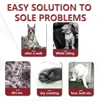 Dog paw Cleanerï¼_at paw Cleanerï¼_et paw Cleanerï¼_o Rinse Waterless Dog Paw Shampoo with Bath Brush, PH Perfectly Balancedï¼_atural mild Formulaï¼_et Muddy paw Cleanerï¼150ml/5.07 Ozï¼