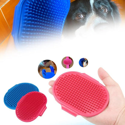 Dog Brush - Premium Dog Bath Brush, Ideal Dog Brush for Short Haired Dogs, Gentle Pet Grooming Tool, Effective for Removing Loose Fur and Dirt in Bath Time, Easy to Clean