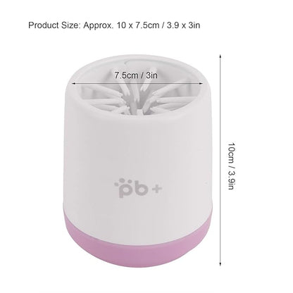 Dog Washer Cup, Protable Safe and Non_rritating Dog Washer Feet Cleaner for Dog for Dogs for Paws(pink)