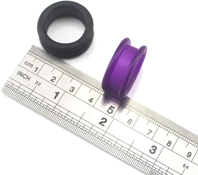 12Pcs Soft Silicone Scissors Finger Ring Barber Hair Shears Scissors Thumb Ring Shear Grips Inserts Finger Protector Ring Scissor Accessories for Grooming Scissors Pet Shears, Random Color